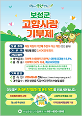보성군 고향사랑기부제